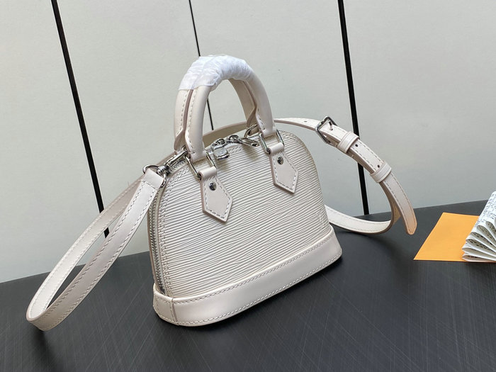 Louis Vuitton Nano Alma White M82403