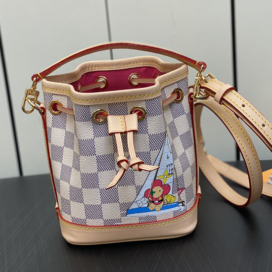 Replica Louis Vuitton Croisette Damier Azur Canvas Bag 