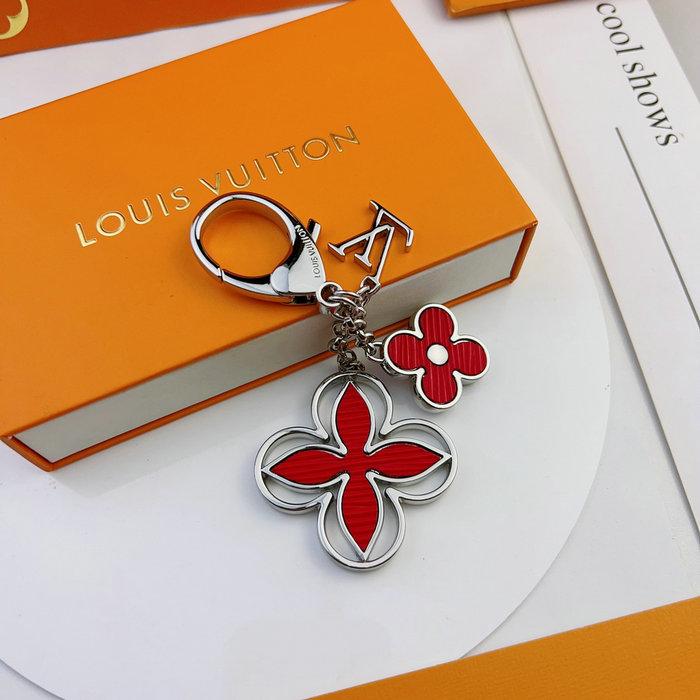 Lv Bag Charm Rimi Key Holder Red M61013