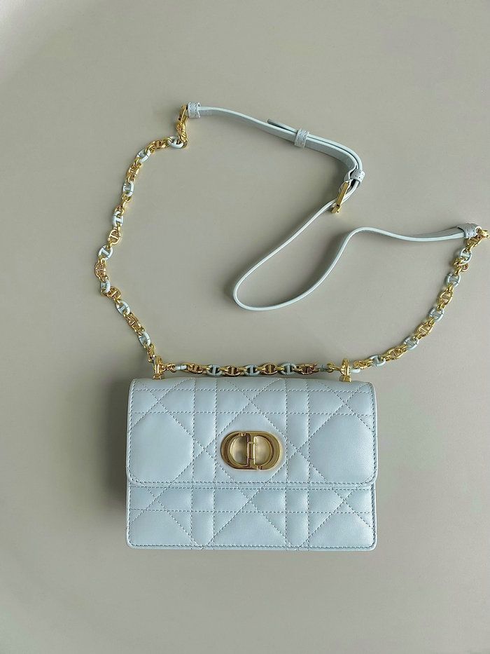 Miss Dior Caro Mini Bag Blue D6553