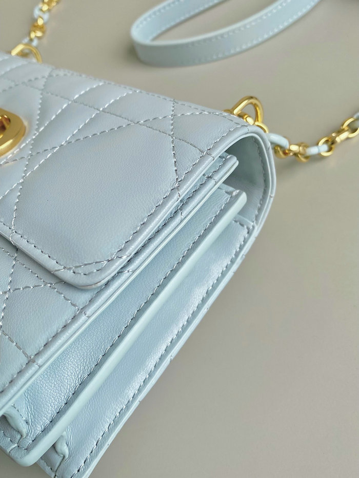 Miss Dior Caro Mini Bag Blue D6553