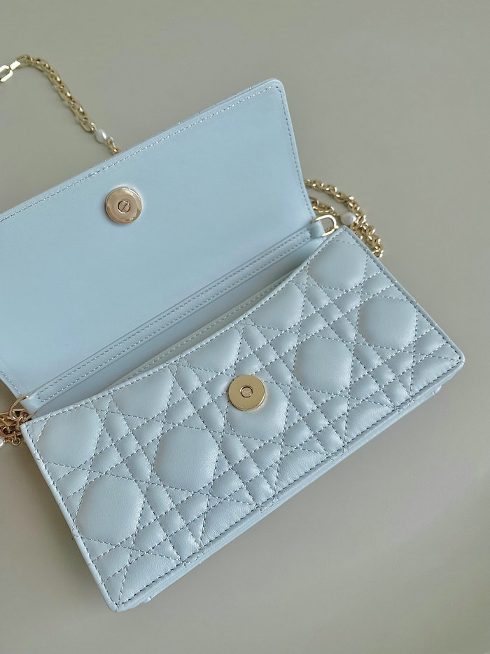 Miss Dior Mini Bag Blue D3370