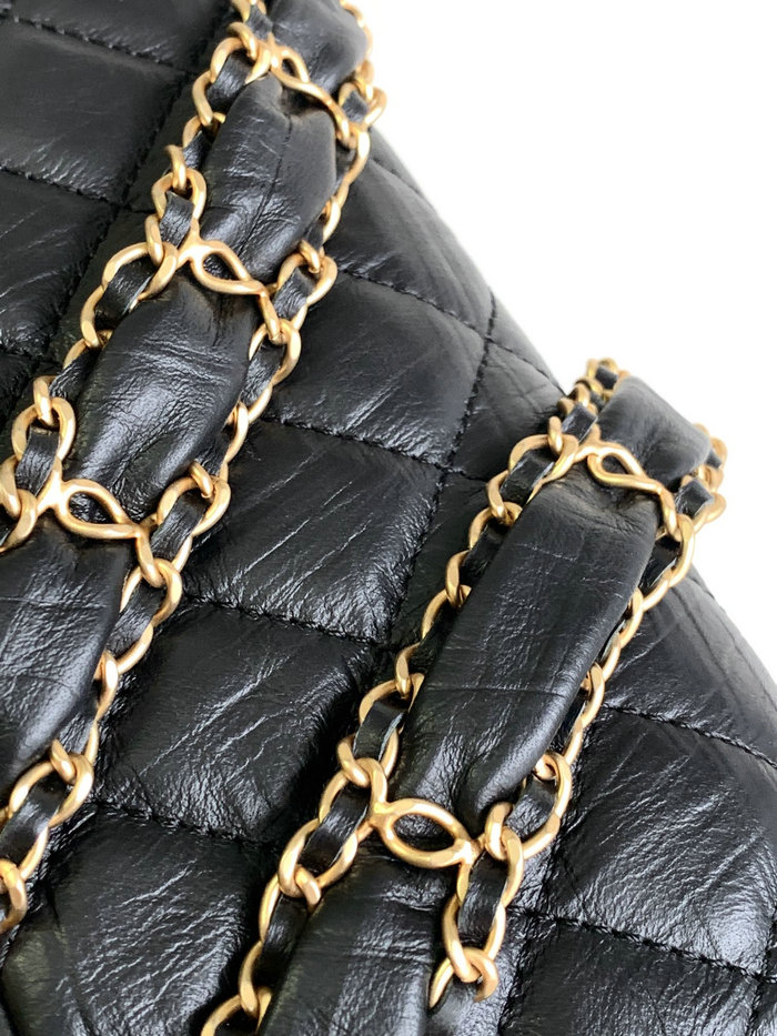 Small Chanel Shoulder Bag Black AS6427