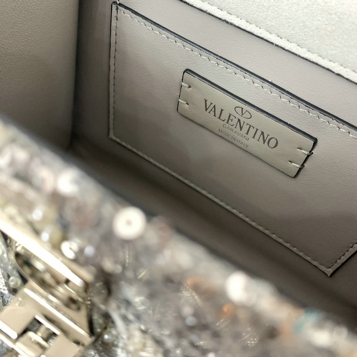 Valentino Garavani mini VSLING embellished tote bag V0062