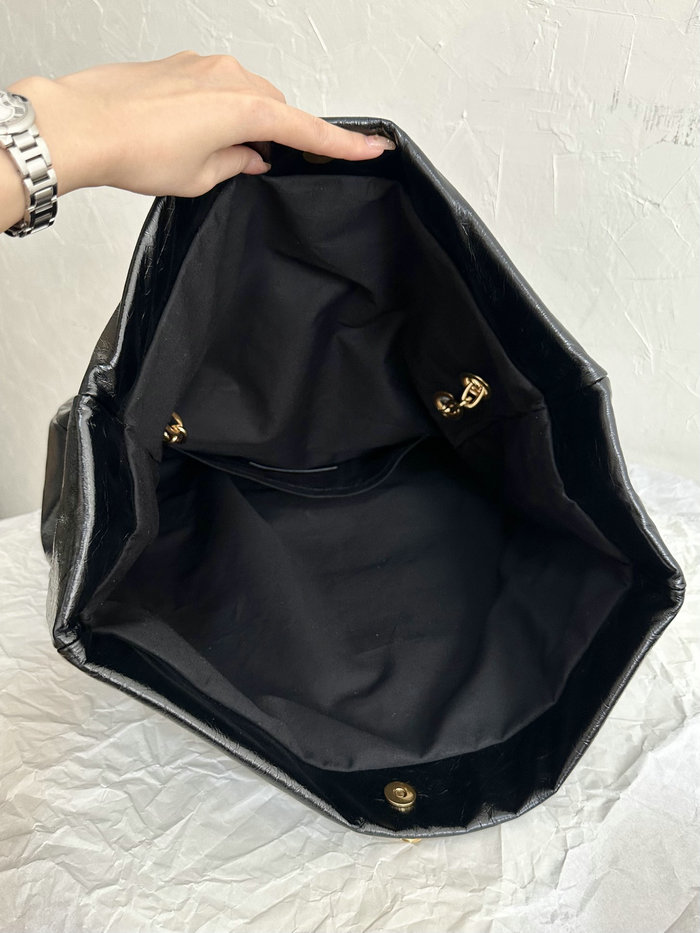 Balenciaga Monaco Large Chain Bag Black With Gold B765933