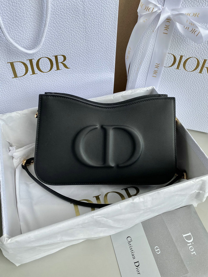 DIOR CD Signature Hobo Mini Bag Black M8131