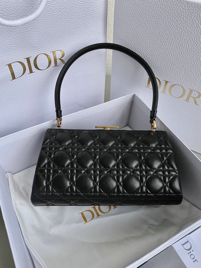 Dior Lambskin Shoulder Bag Black M6511