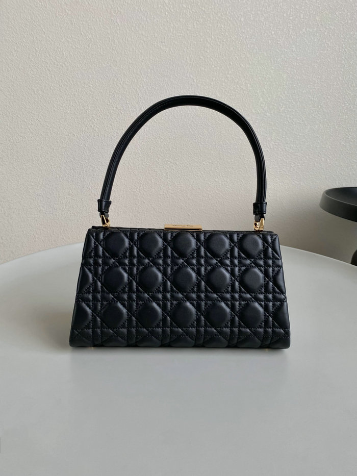 Dior Lambskin Shoulder Bag Black M6511