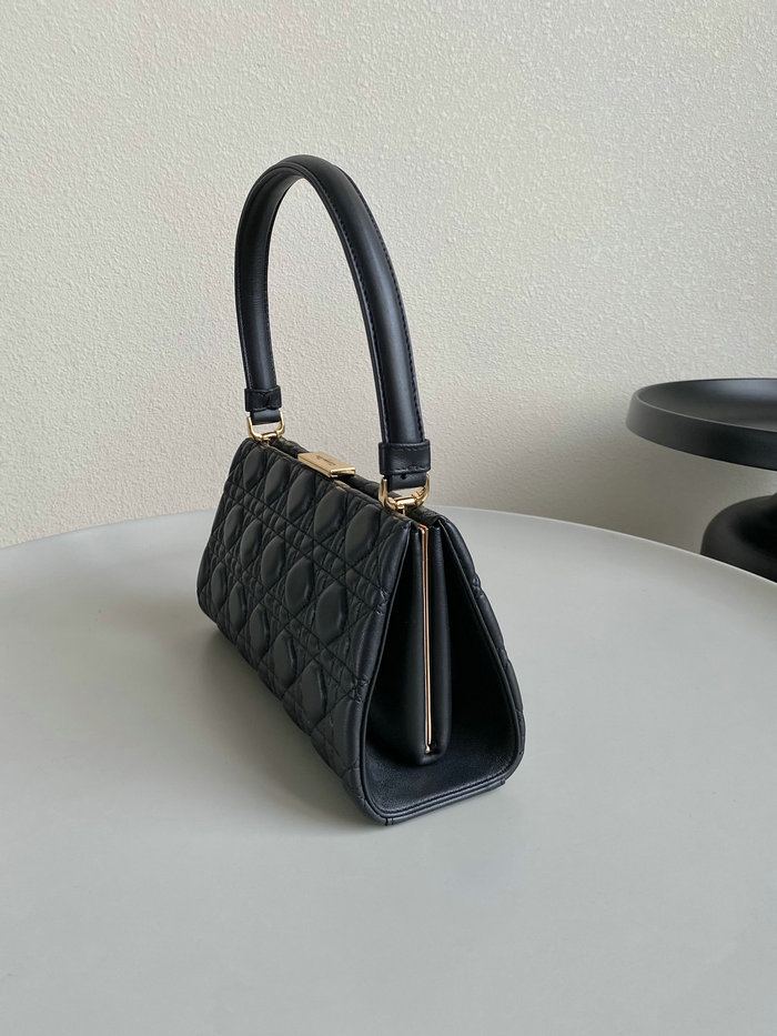 Dior Lambskin Shoulder Bag Black M6511