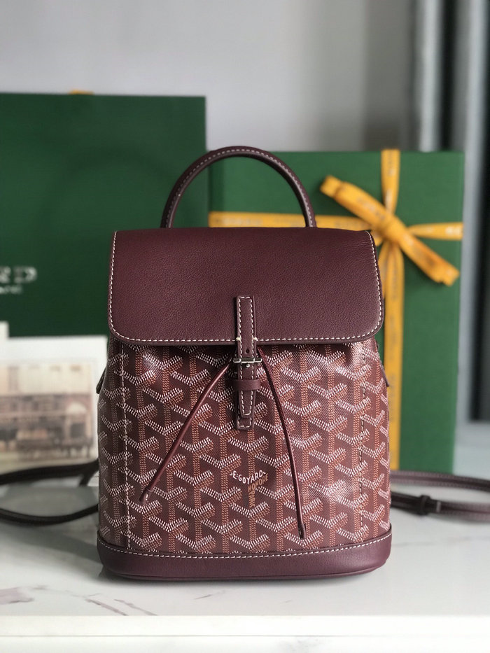 Goyard Alpin Mini Backpack Burgundy G10301