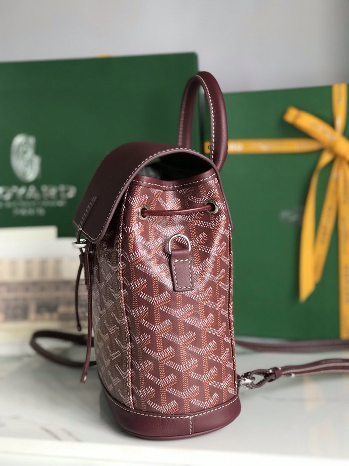 Goyard Alpin Mini Backpack Burgundy G10301