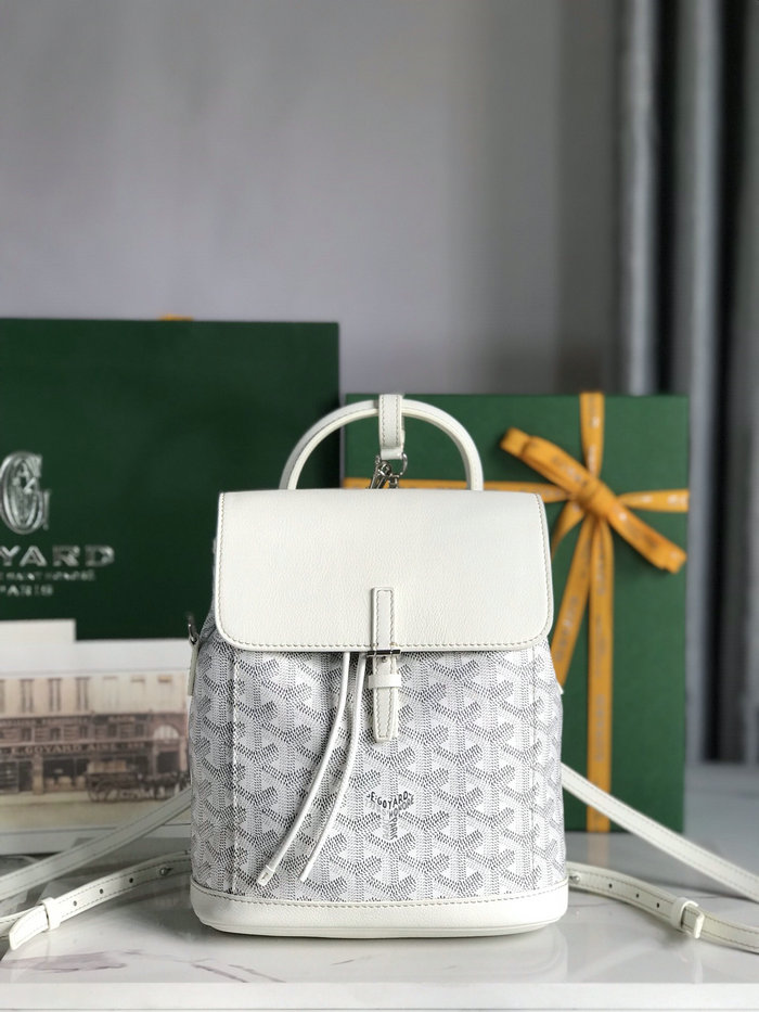 Goyard Alpin Mini Backpack White G10301