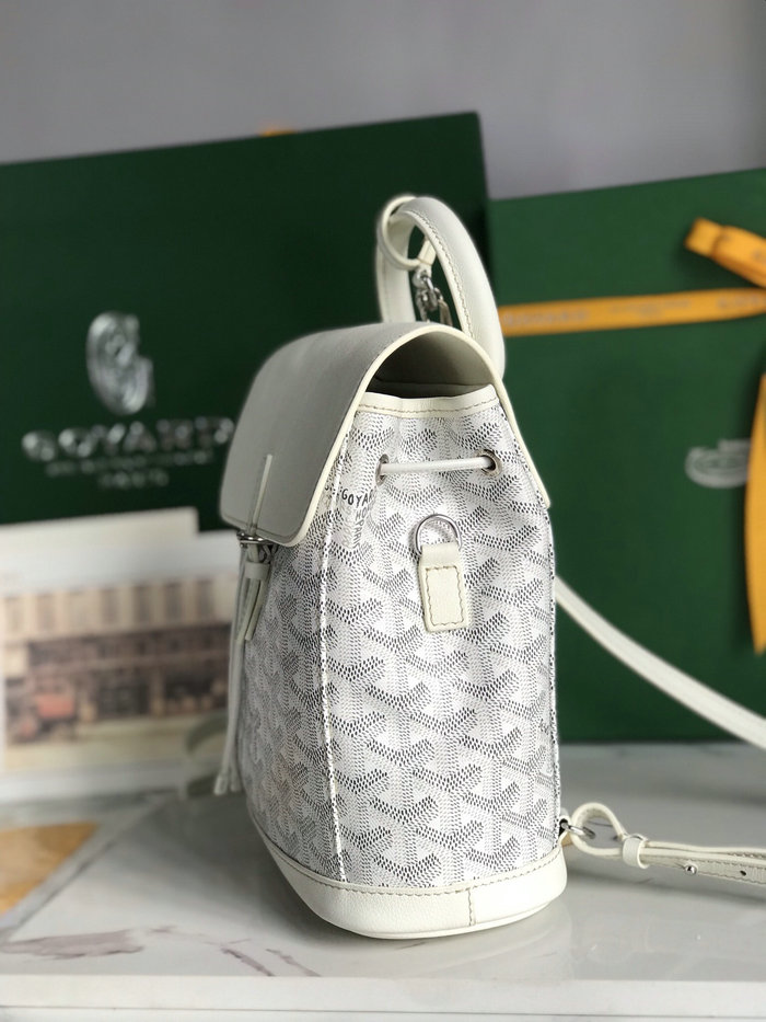 Goyard Alpin Mini Backpack White G10301