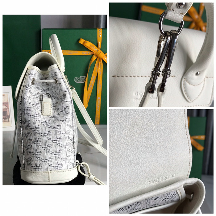 Goyard Alpin Mini Backpack White G10301
