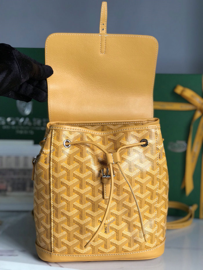 Goyard Alpin Mini Backpack Yellow G10301