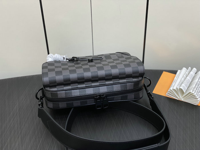 LV Damier Graphite Canvas Steamer Messenger M46795