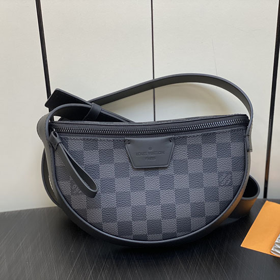 LV Damier Graphite Moon Crossbody M23835