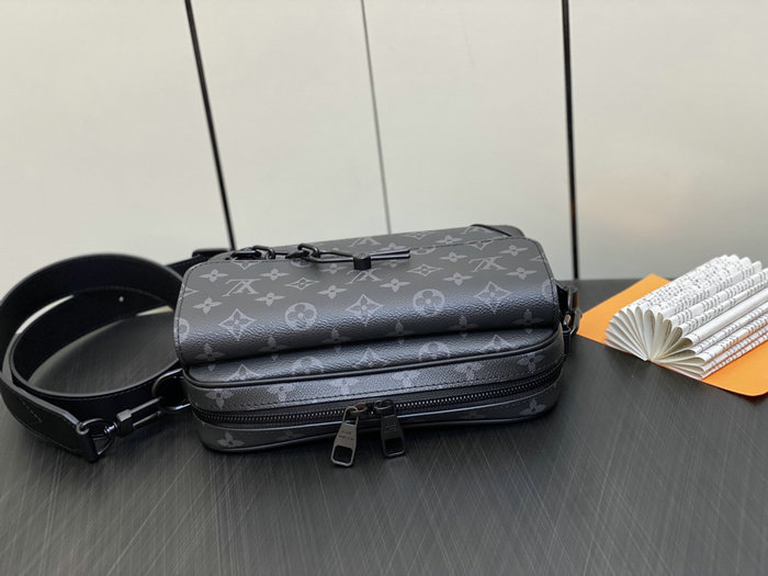 LV Monogram Eclipse Steamer Messenger M46795