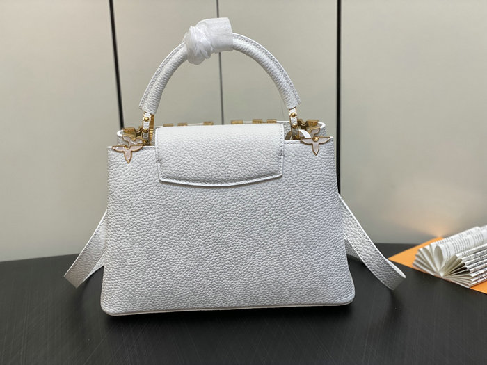 Louis Vuitton Capucines BB White M23263