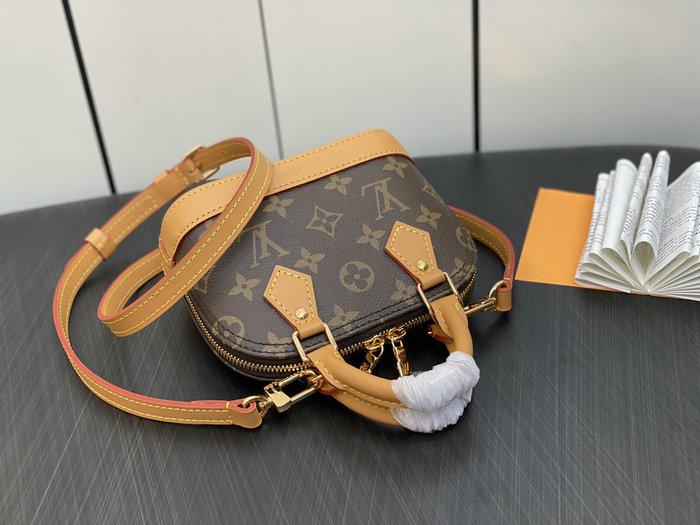 Louis Vuitton Nano Alma Brown M82717