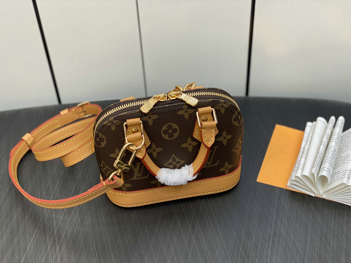 Louis Vuitton Nano Alma Brown M82717