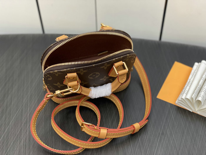 Louis Vuitton Nano Alma Brown M82717