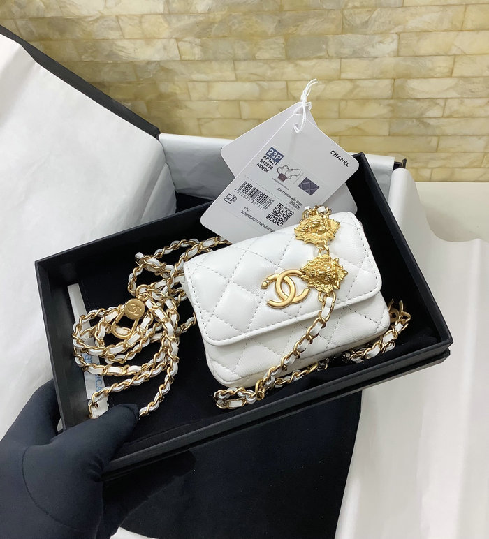 Chanel Belt Bag White AP3427