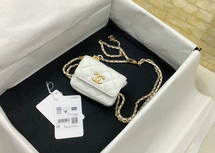 Chanel Belt Bag White AP3427