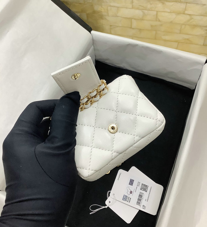 Chanel Belt Bag White AP3427
