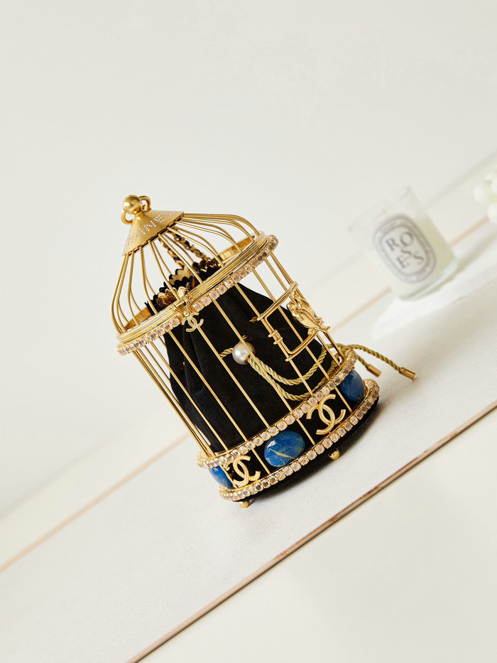 Chanel Bird Cage Bag Black A2022