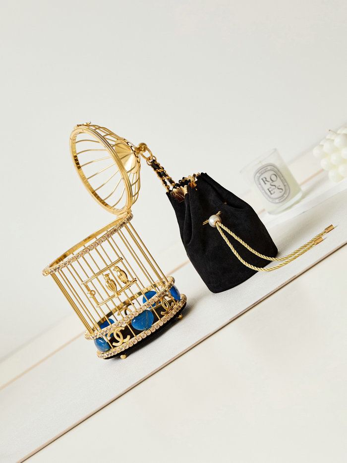 Chanel Bird Cage Bag Black A2022