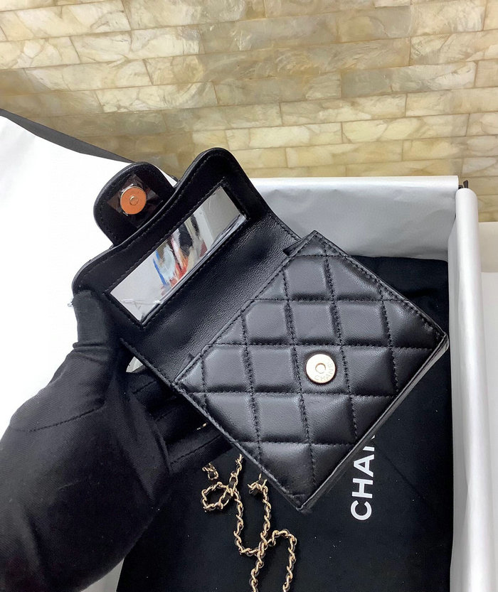 Chanel Clutch With Chain Black AP2682