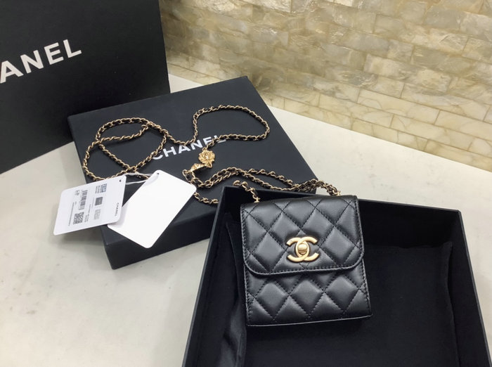 Chanel Clutch with Chain Black AP3425