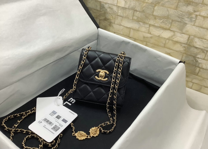 Chanel Clutch with Chain Black AP3425