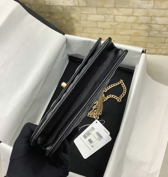 Chanel Lambskin WOC Wallet Black AP3297