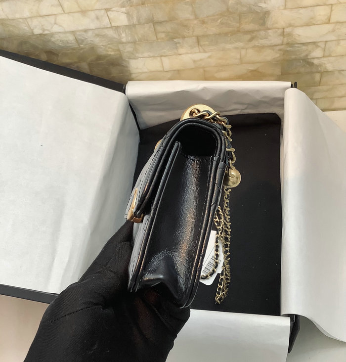 Chanel Mini Wallet on Chain Black AP2290