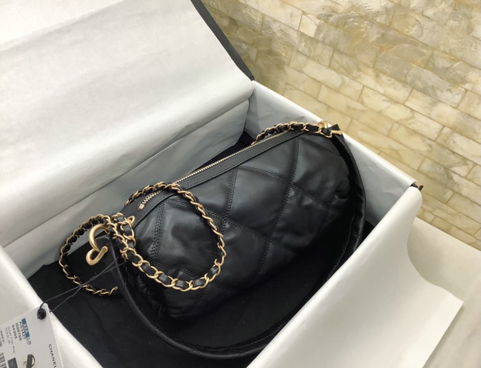 Chanel Small Bowling Bag Black AS3427