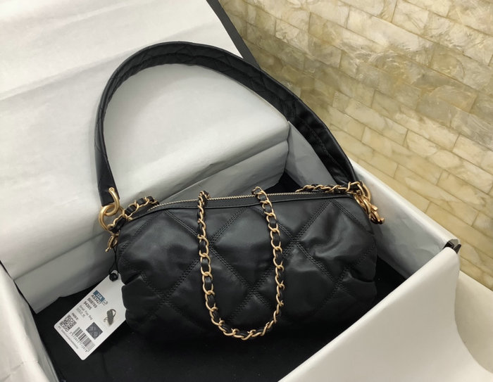 Chanel Small Bowling Bag Black AS3427