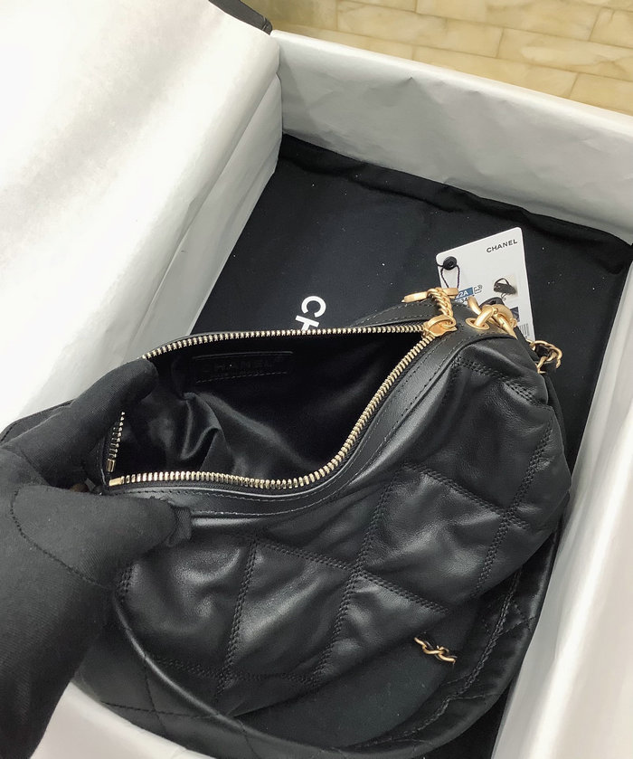 Chanel Small Bowling Bag Black AS3427