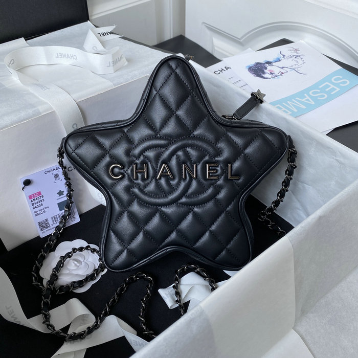 Chanel Star Handbag Black AS4579