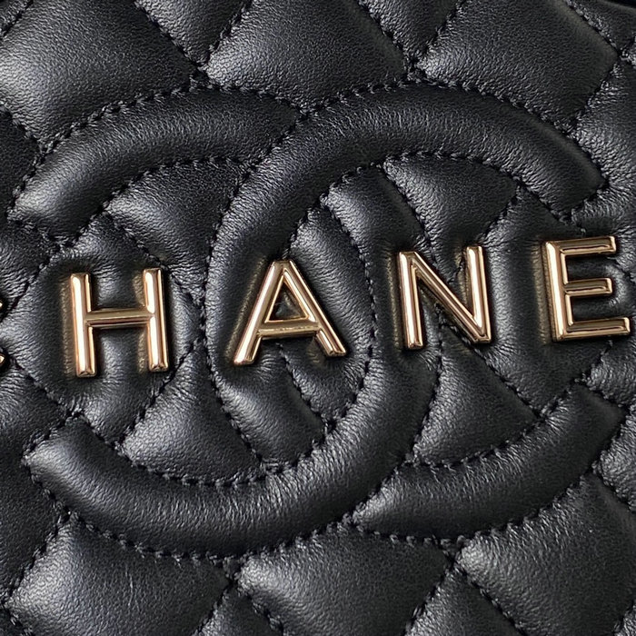 Chanel Star Handbag Black with Gold hardware AS4579