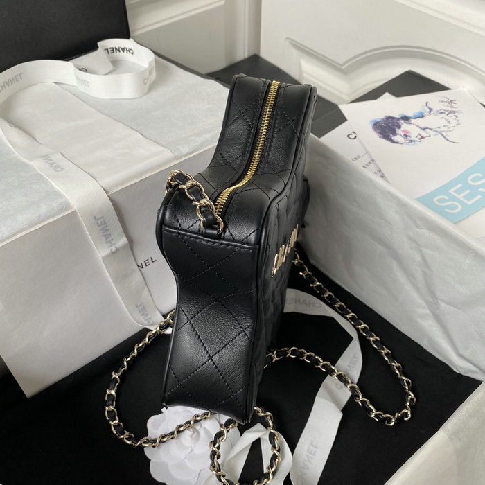 Chanel Star Handbag Black with Gold hardware AS4579