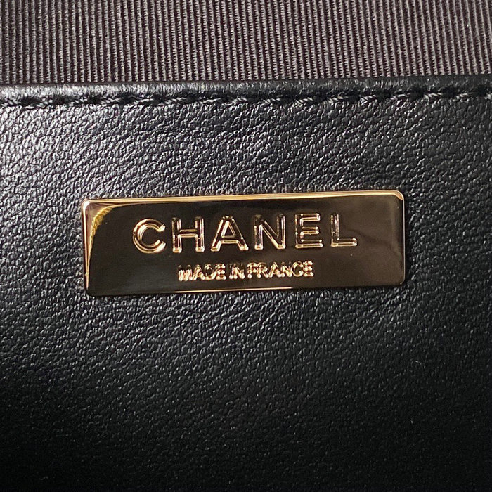 Chanel Star Handbag Black with Gold hardware AS4579