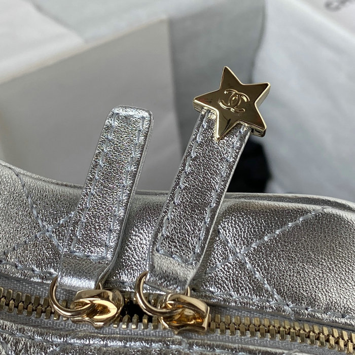 Chanel Star Handbag Silver AS4579