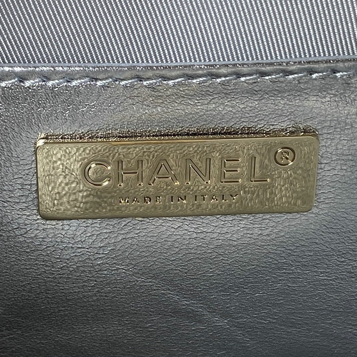 Chanel Star Handbag Silver AS4579