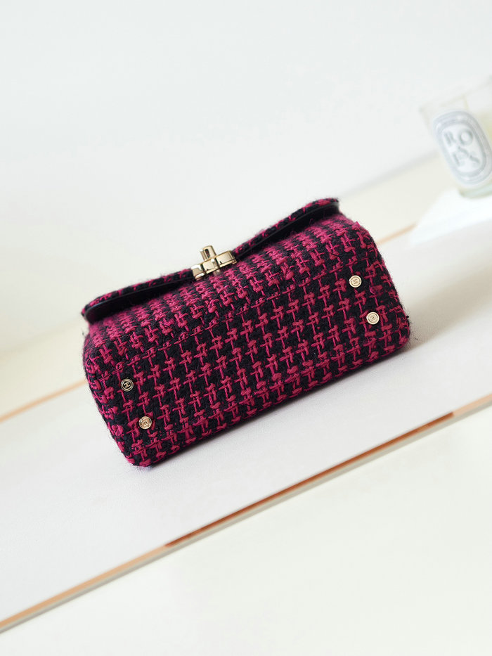 Chanel Tweed Small Box Bag Pink AS4470