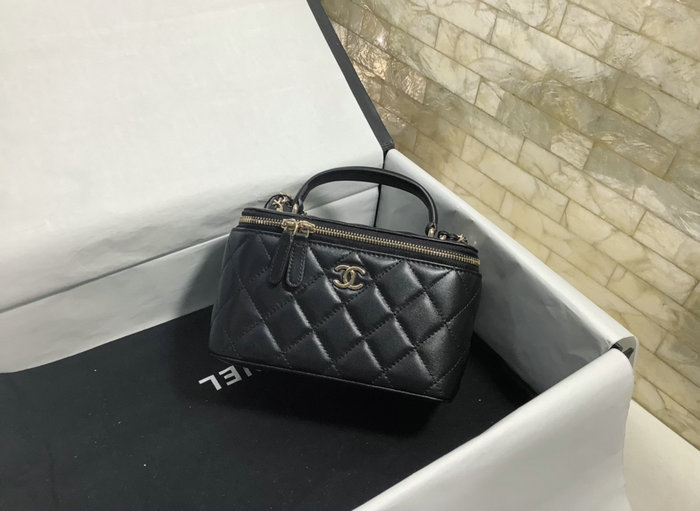 Chanel Vanity Case with Chain Black AP2199