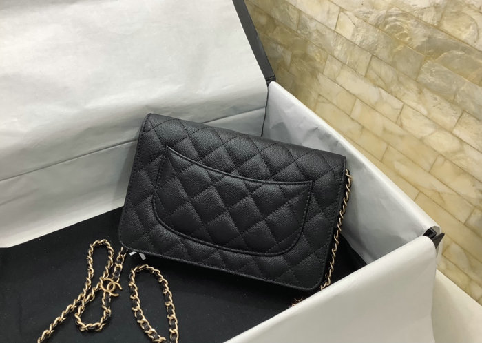 Chanel Wallet On Chain Black AP3580