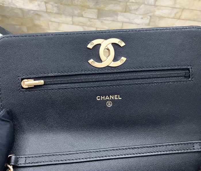 Chanel Wallet On Chain Black AP3580
