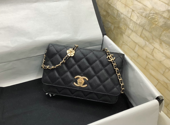 Chanel Wallet On Chain Black AP3580